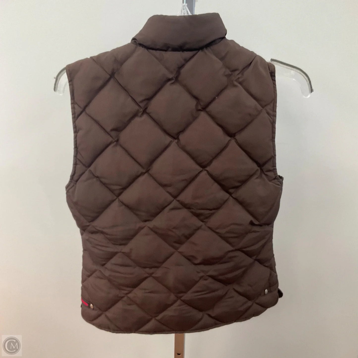 Vest Puffer & Quilted By Tommy Hilfiger In Brown, Size: Xs