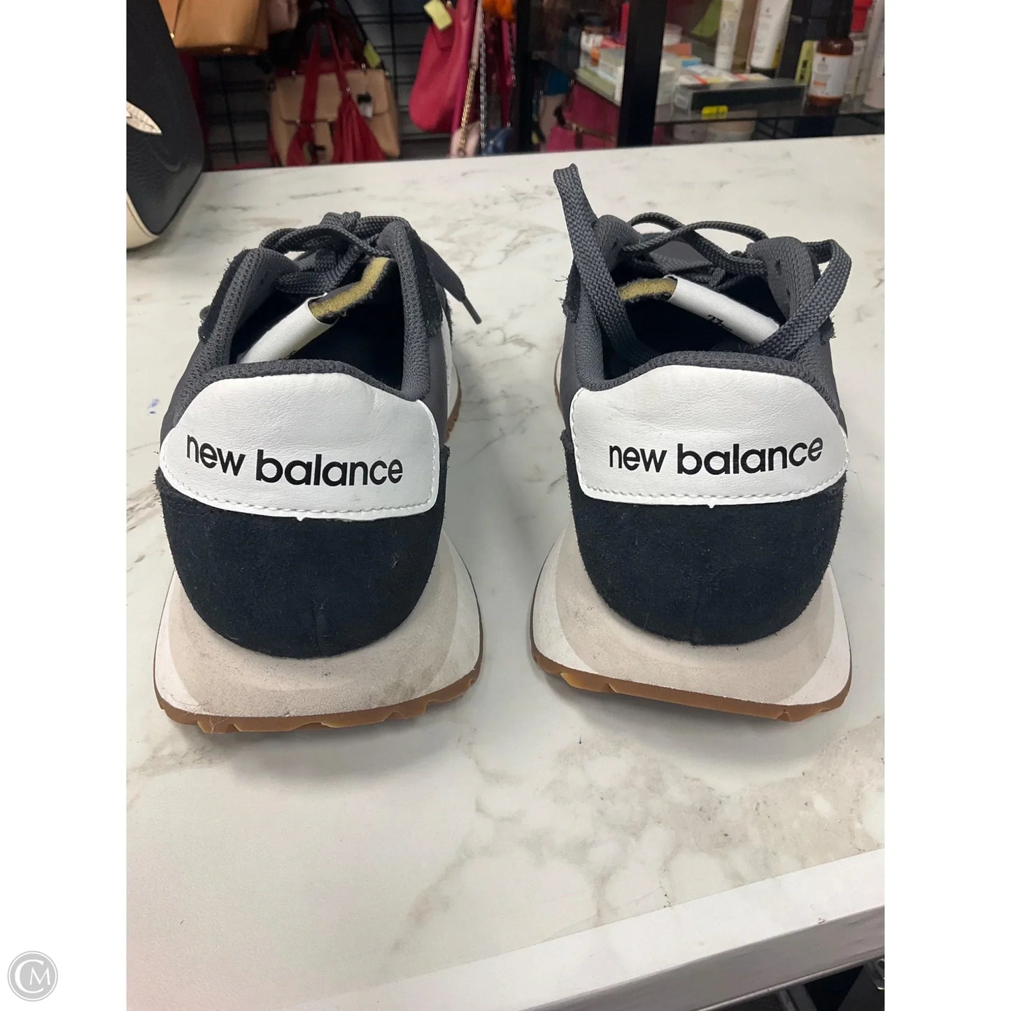 Shoes Sneakers By New Balance In Black & Grey, Size: 7.5