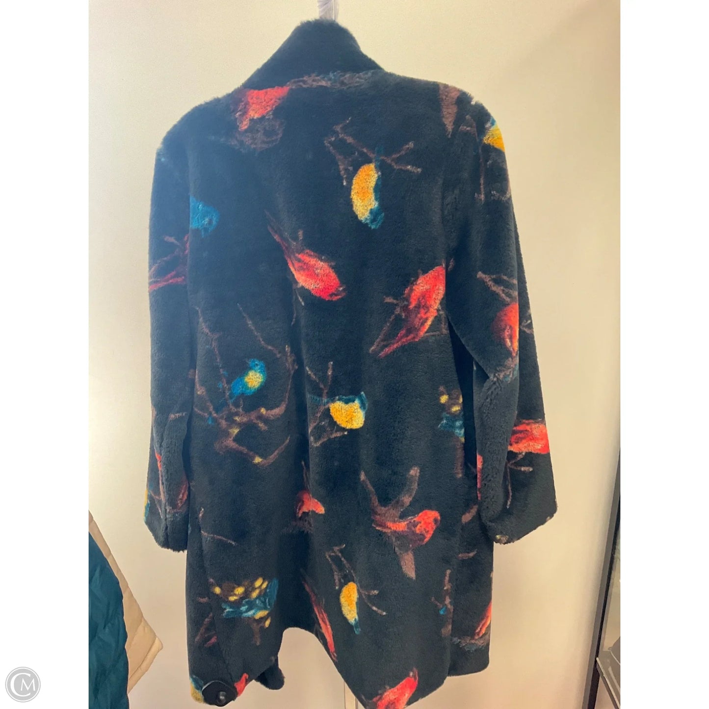 Coat Faux Fur & Sherpa By Cmc In Multi-colored, Size: M
