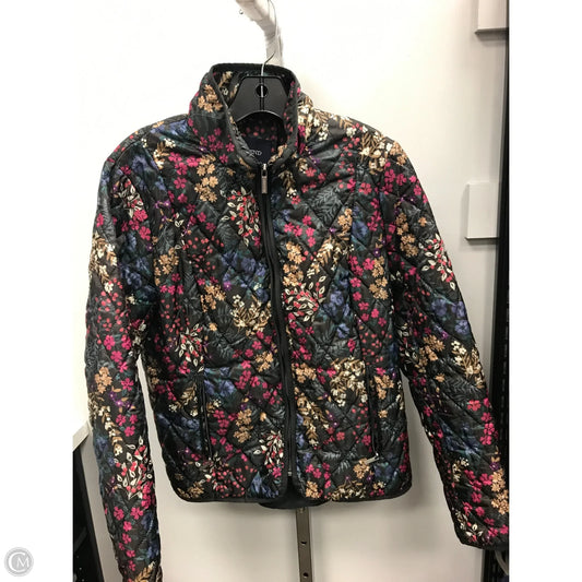 Jacket Puffer & Quilted By Lands End In Floral Print, Size: S