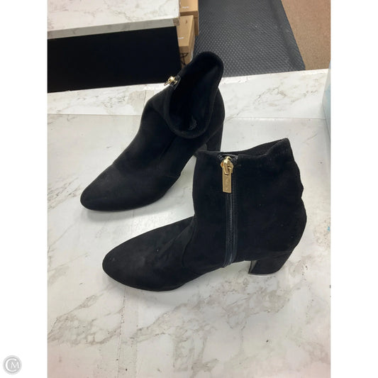Boots Ankle Heels By Unisa In Black, Size: 6.5