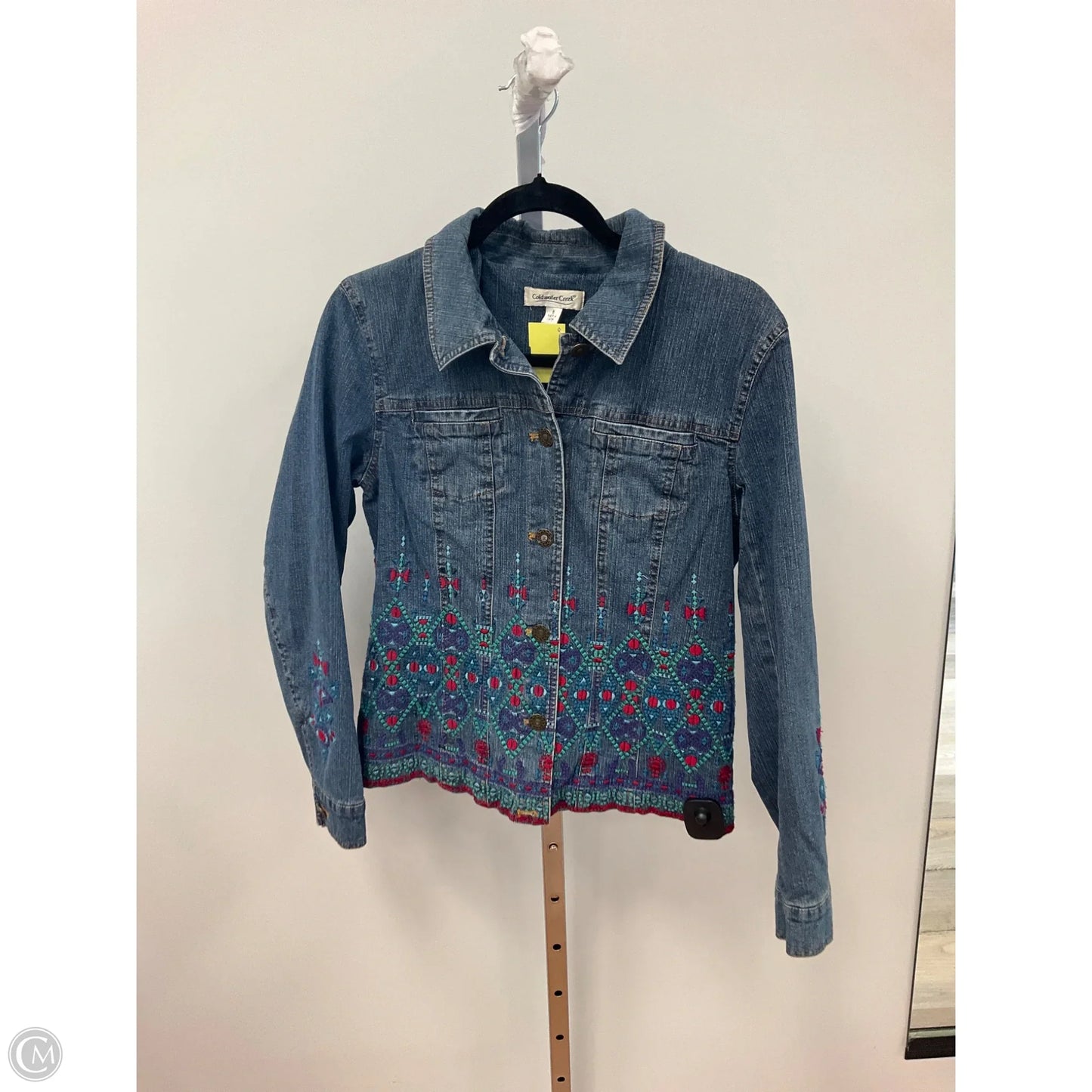 Jacket Denim By Coldwater Creek In Blue Denim, Size: S