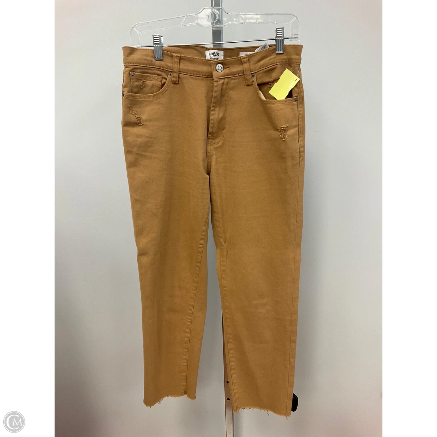 Jeans Straight By Kensie In Tan, Size: 4