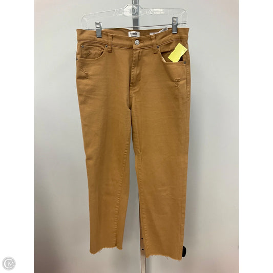 Jeans Straight By Kensie In Tan, Size: 4