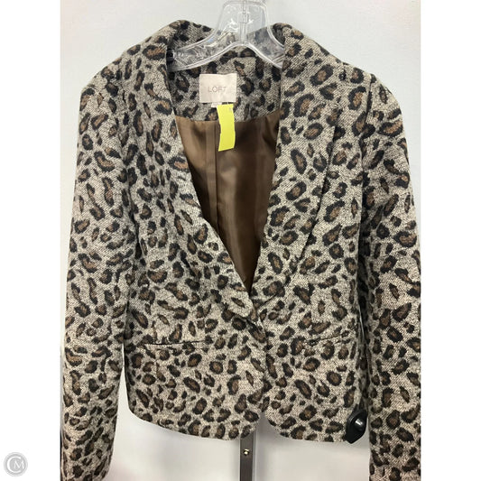 Blazer By Logg In Animal Print, Size: Xs