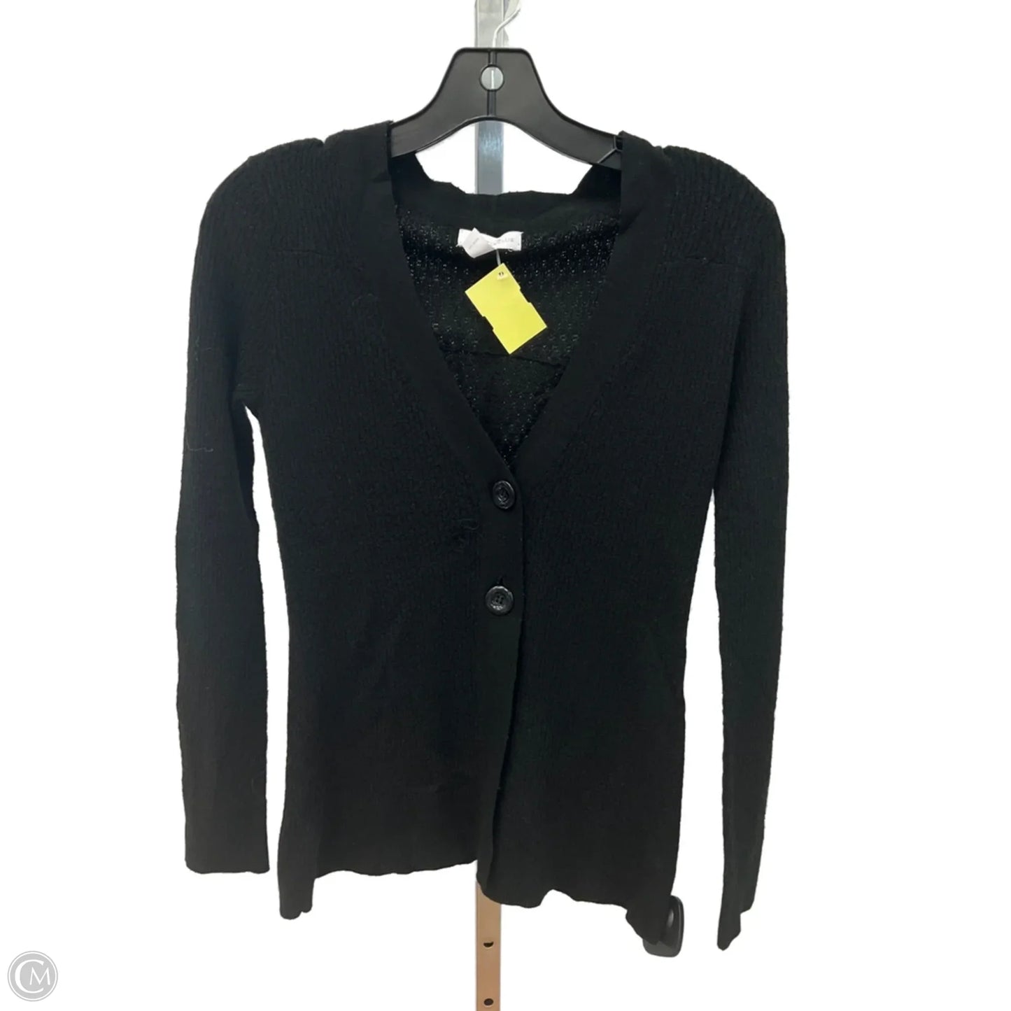 Sweater Cardigan By Charter Club In Black, Size: S