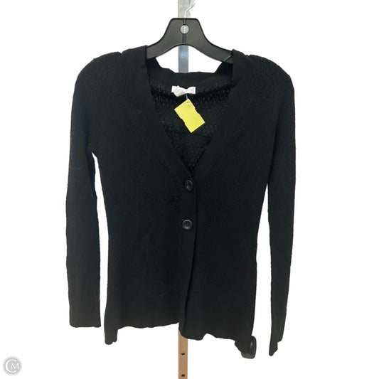 Sweater Cardigan By Charter Club In Black, Size: S