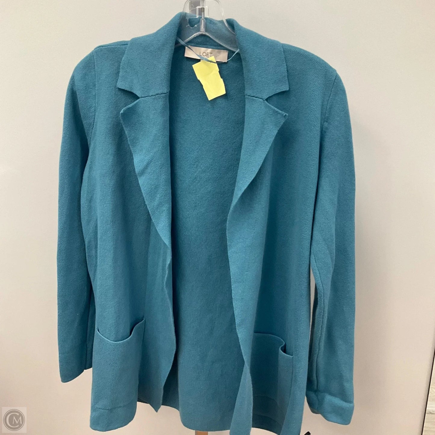 Sweater Cardigan By Loft In Blue, Size: Xs