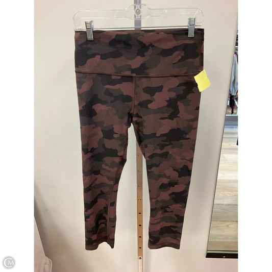 Athletic Capris By Lululemon In Brown, Size: 10