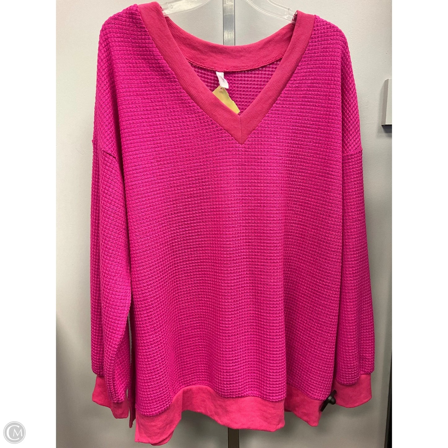 Top Long Sleeve By Dokotoo In Pink, Size: Xl