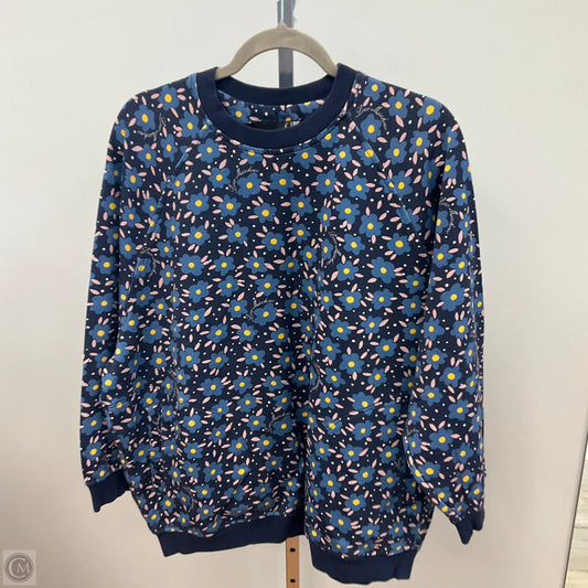 Top 3/4 Sleeve By Love Moschino In Floral Print, Size: S