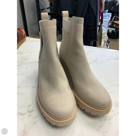 Boots Ankle Heels By Ana In Beige, Size: 8