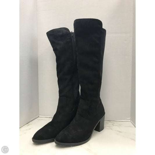 Boots Mid-calf Heels By Chinese Laundry In Black, Size: 8