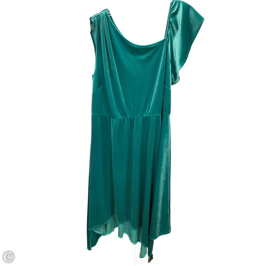 Dress Party Short By Lane Bryant In Green, Size: 16
