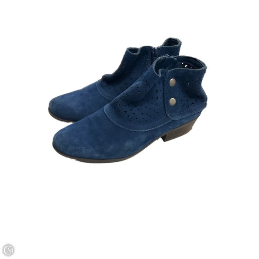 Boots Ankle Heels By Bare Traps In Blue, Size: 8