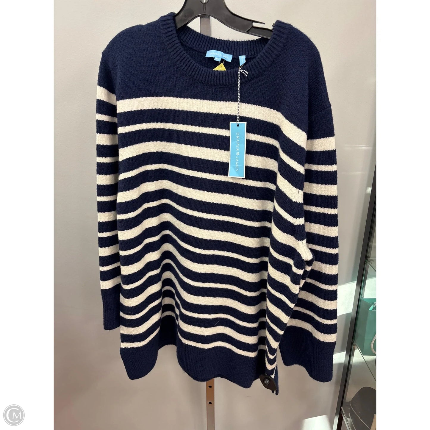 Sweater By Draper James In Striped Pattern, Size: 2x