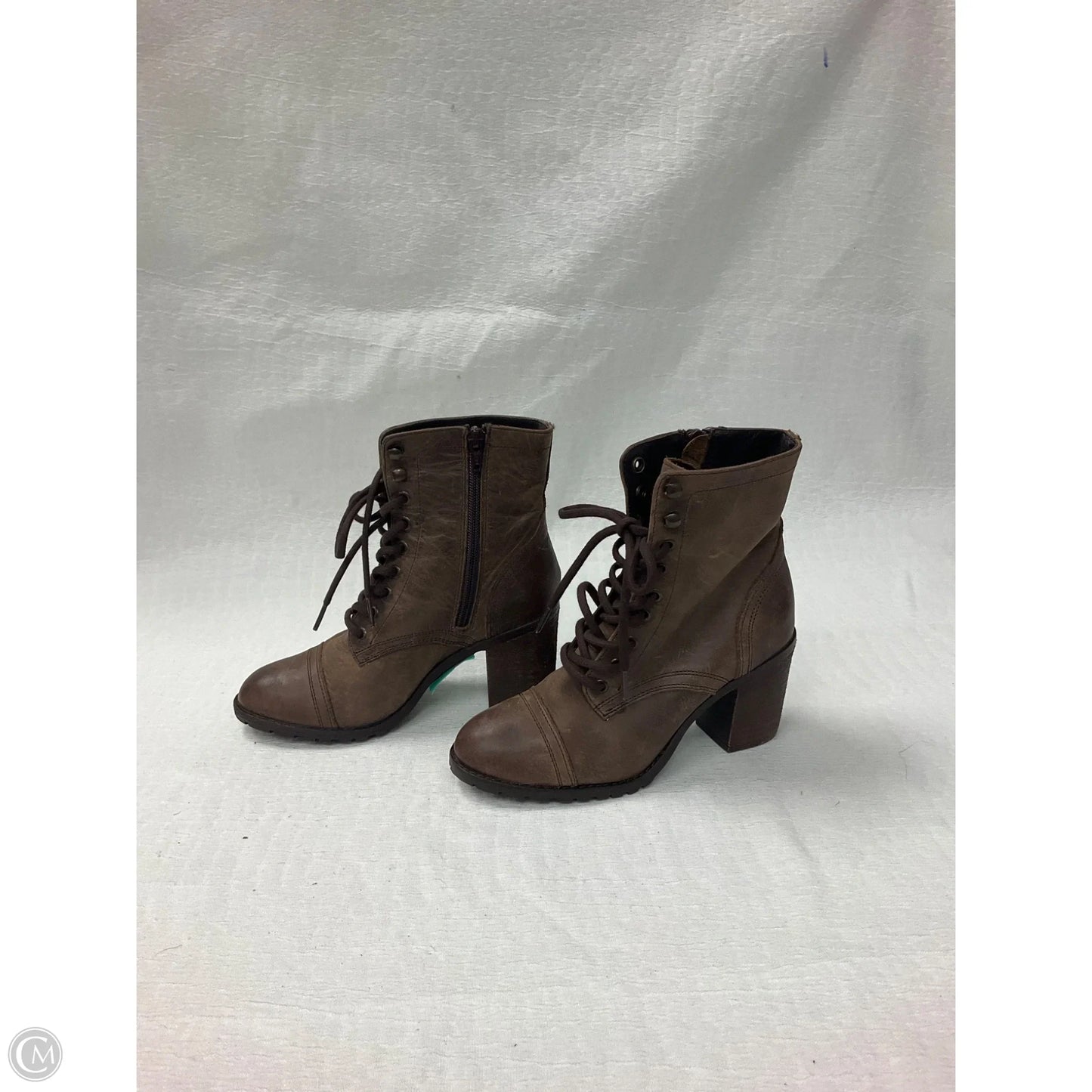 Boots Ankle Heels By Artisan Ny In Brown, Size: 7