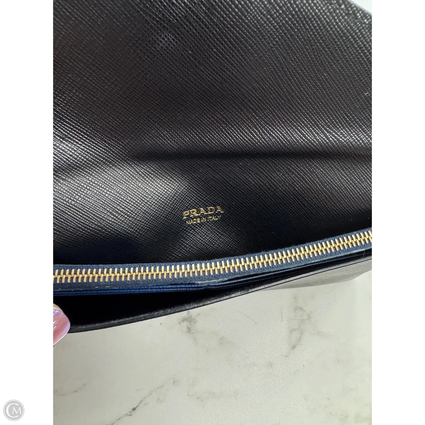 Wallet Luxury Designer By Prada, Size: Large