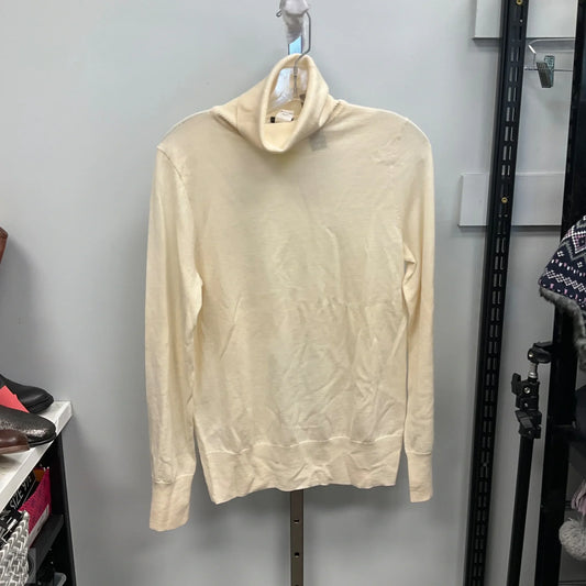 Top Long Sleeve By J. Crew In Cream, Size: M