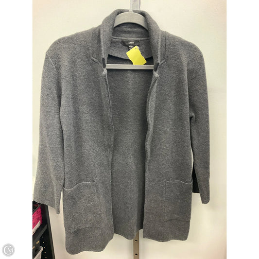 Sweater Cardigan By J. Crew In Grey, Size: Xxs