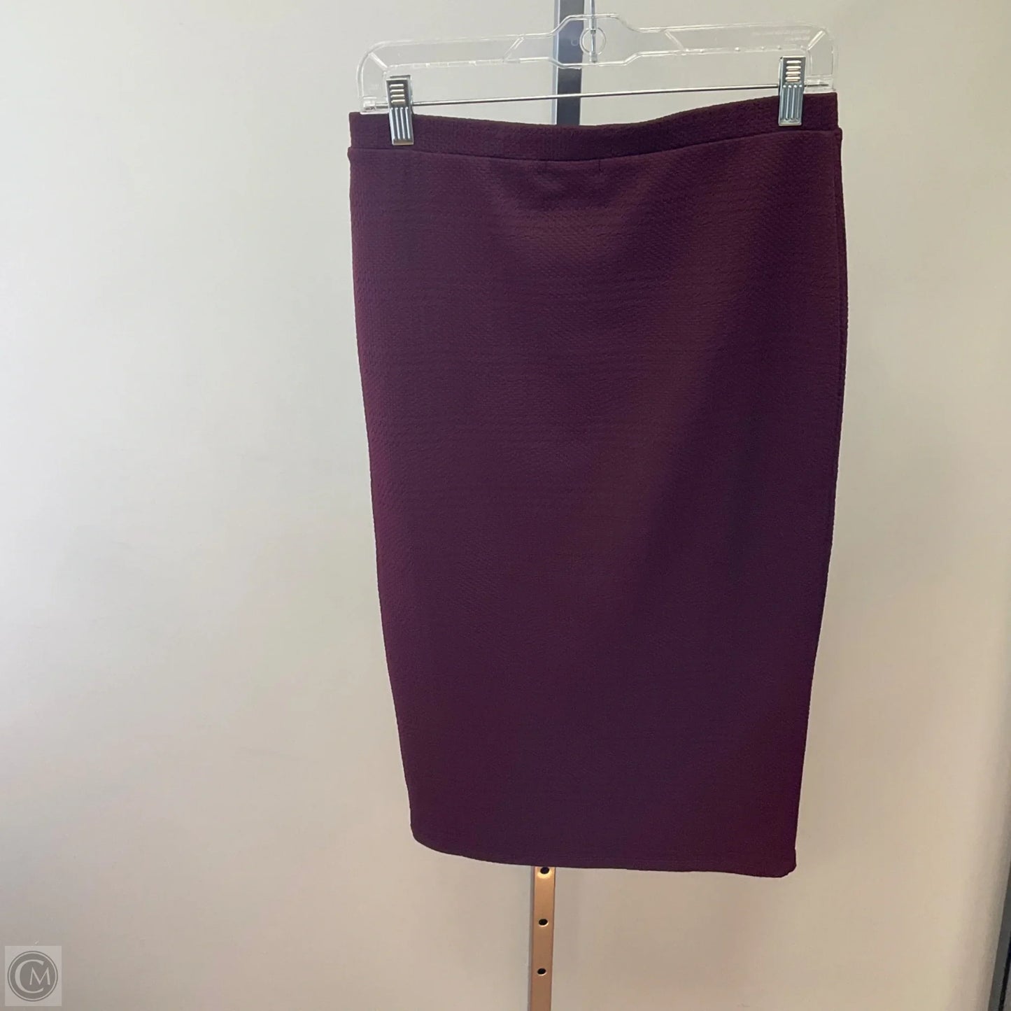 Skirt Midi By Leith In Maroon, Size: M