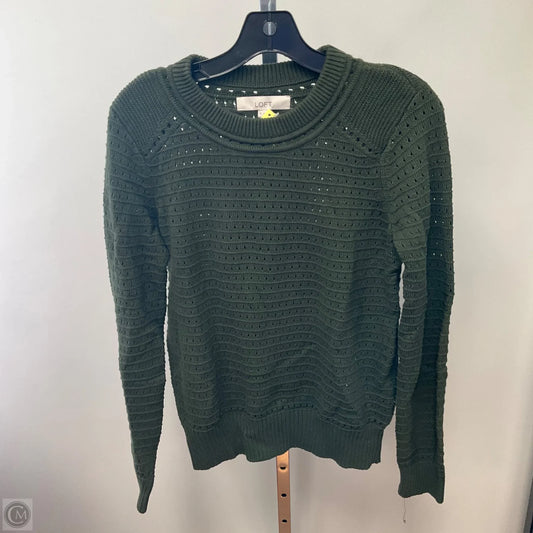 Sweater By Loft In Green, Size: Xs