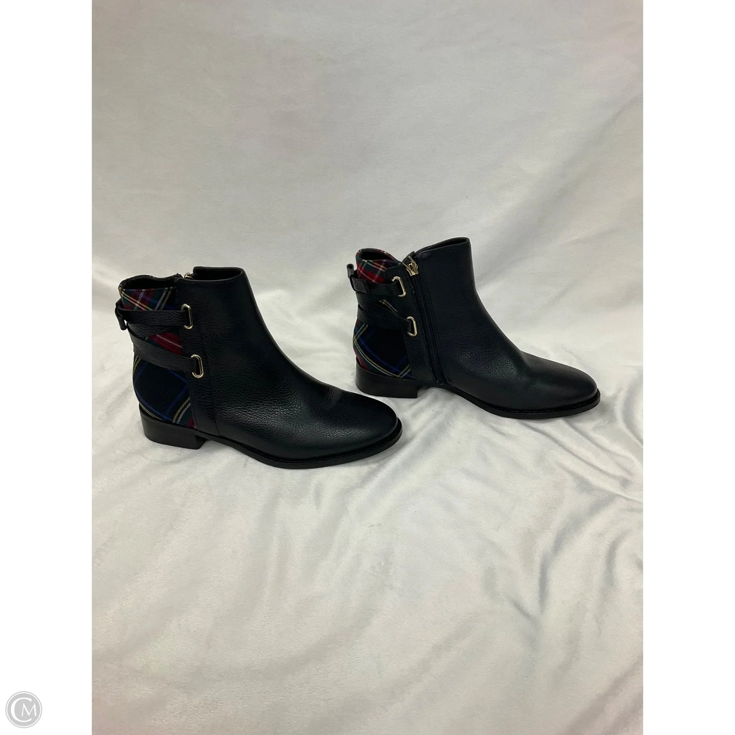 Boots Ankle Heels By Talbots In Black, Size: 7