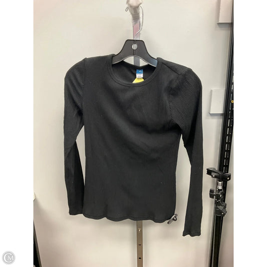 Top Long Sleeve Basic By Old Navy In Black, Size: S