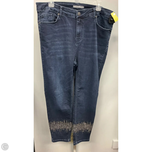 Jeans Straight By Clothes Mentor In Blue Denim, Size: M