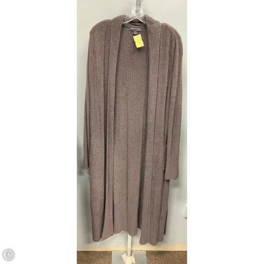 Sweater Cardigan By Barefoot Dreams In Taupe, Size: 1x