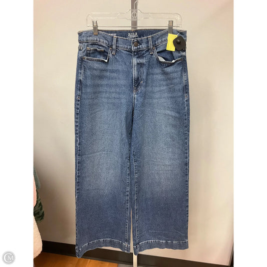 Jeans Wide Leg By Ana In Blue Denim, Size: 10