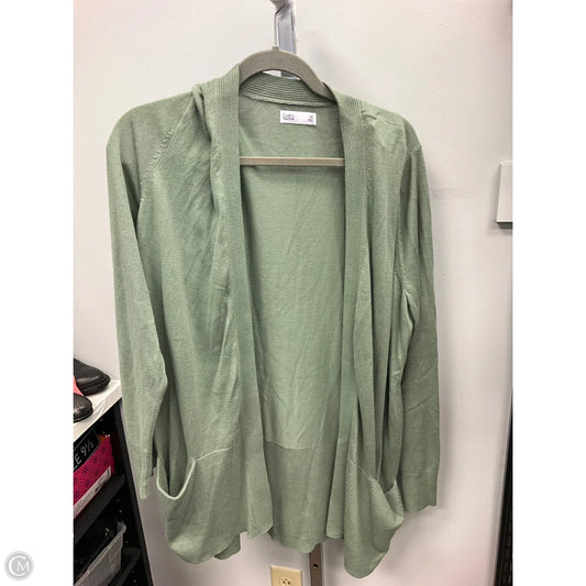 Sweater Cardigan By Croft And Barrow In Green, Size: Xl