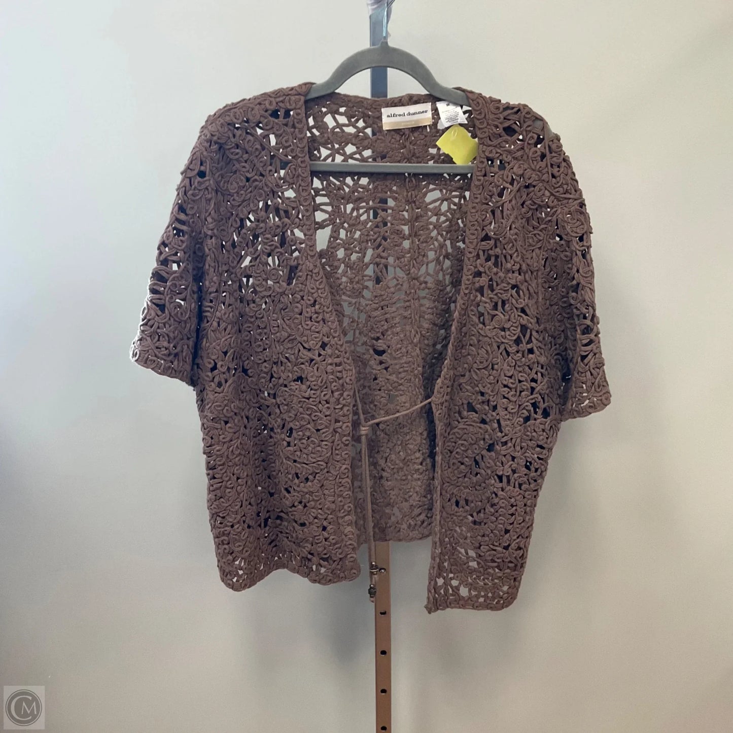 Sweater Short Sleeve By Alfred Dunner In Brown, Size: 2x