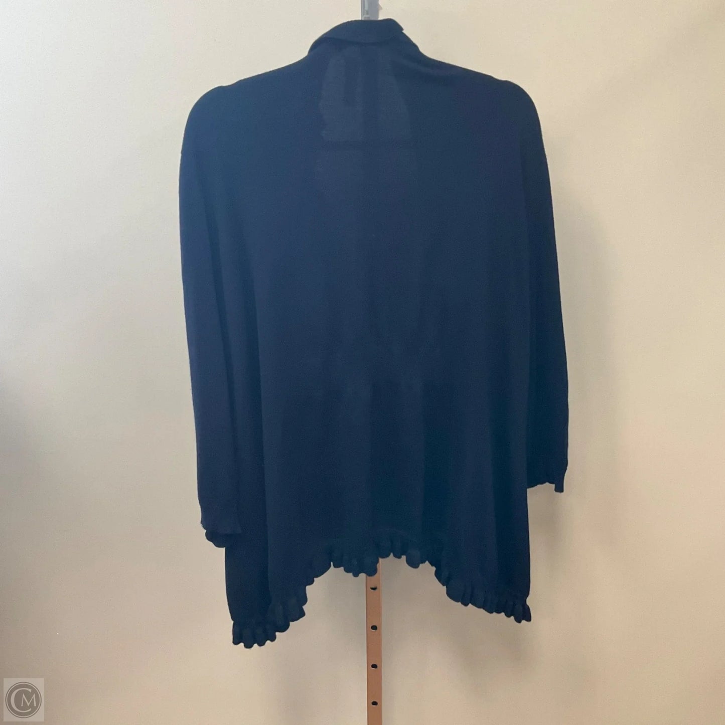 Sweater Cardigan By Clothes Mentor In Navy, Size: 3x