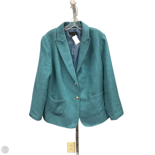 Blazer By Talbots In Blue & Green, Size: 18