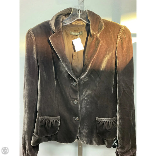 Blazer By Tahari In Taupe, Size: S