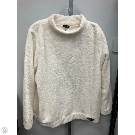 Top Long Sleeve By Talbots In Ivory, Size: 1x