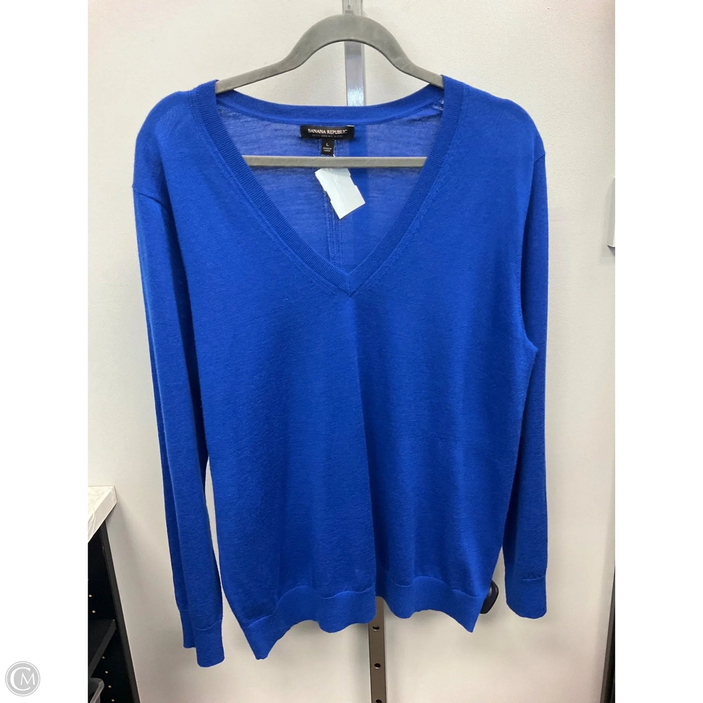 Sweater By Banana Republic In Blue, Size: L