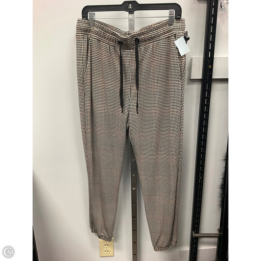 Pants Joggers By Clothes Mentor In Plaid Pattern, Size: L