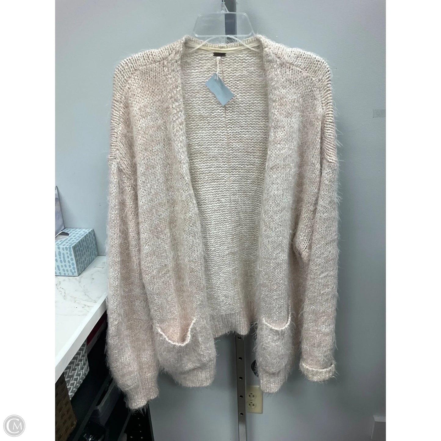 Sweater By Free People In Pink & White, Size: M