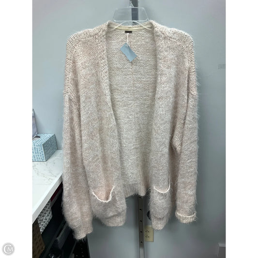 Sweater By Free People In Pink & White, Size: M