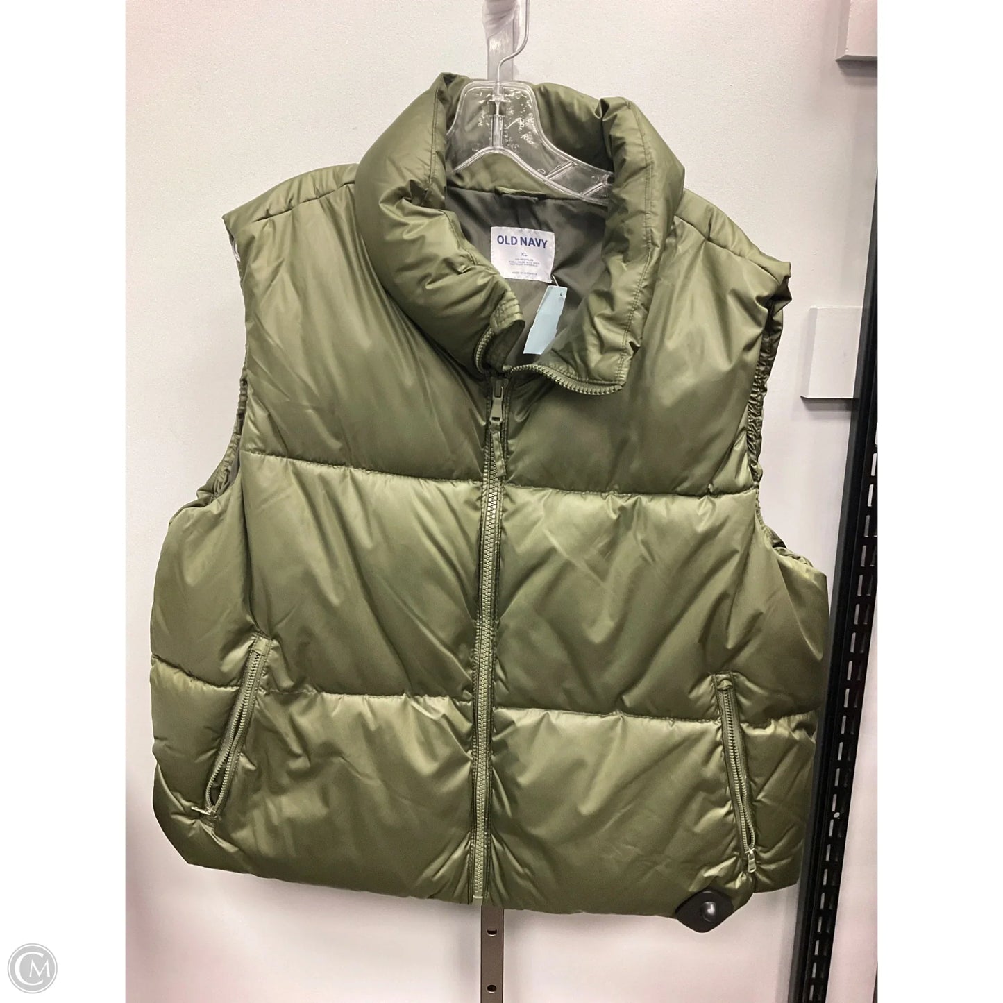 Vest Puffer & Quilted By Old Navy In Green, Size: Xl