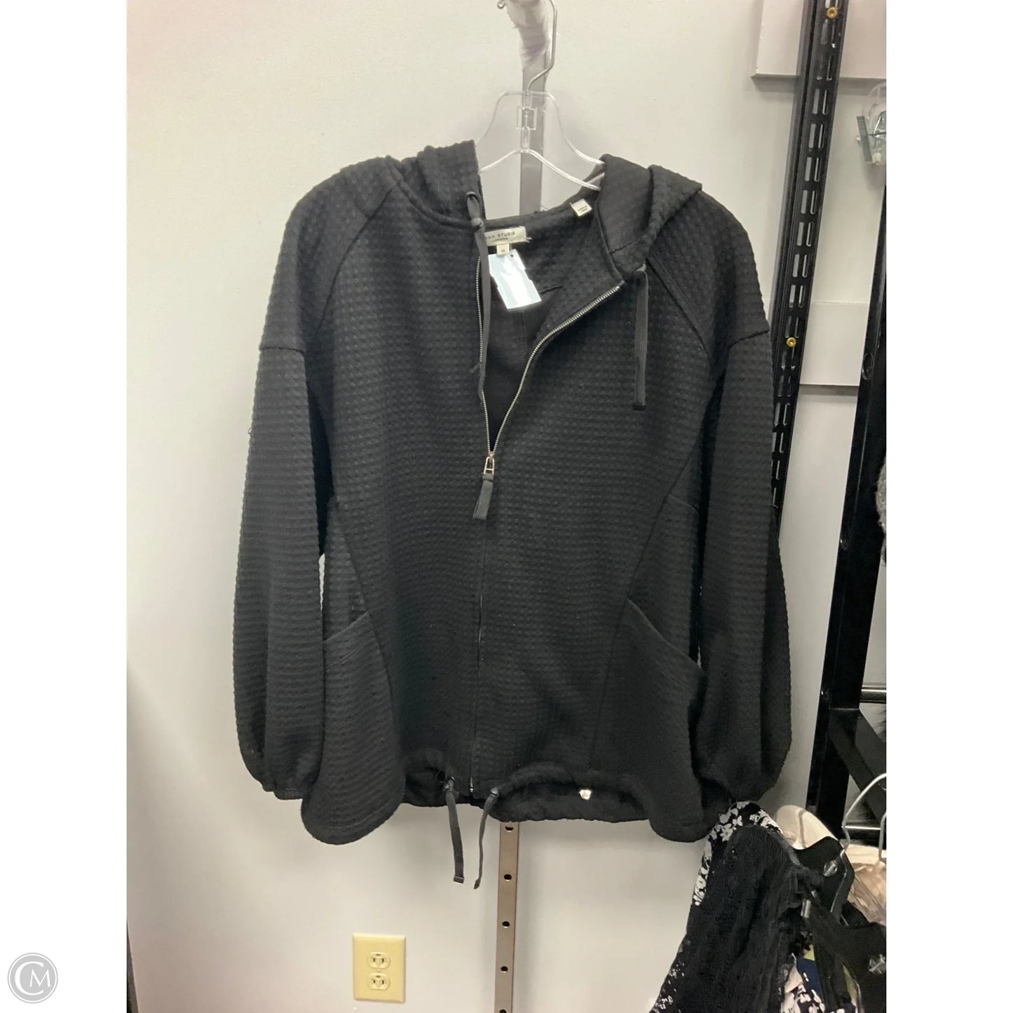 Top Long Sleeve By Max Studio In Black, Size: 1x