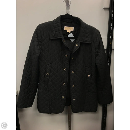 Jacket Puffer & Quilted By Michael By Michael Kors In Black, Size: M