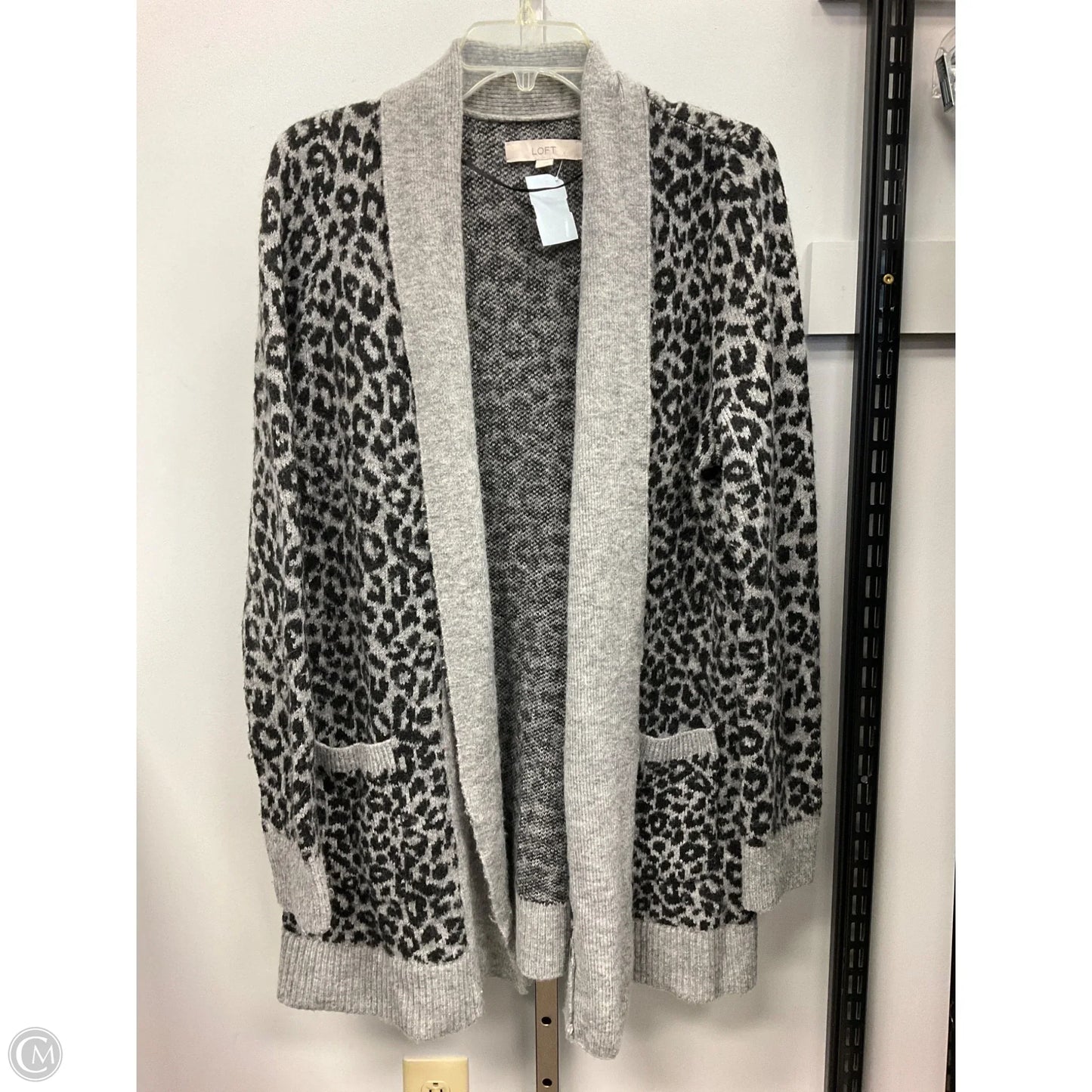 Sweater By Loft In Animal Print, Size: L