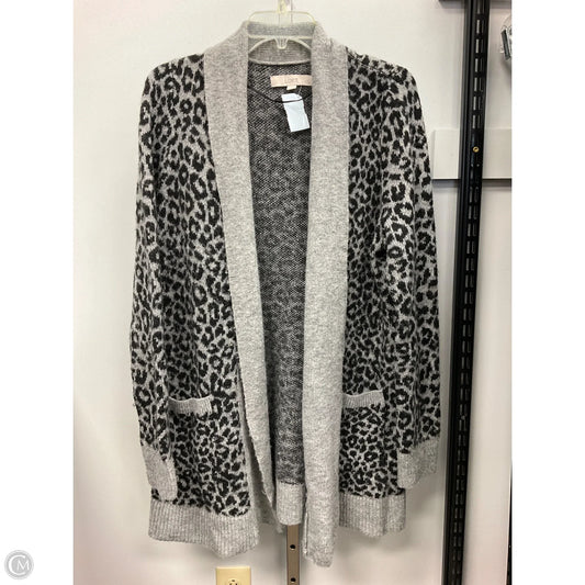 Sweater By Loft In Animal Print, Size: L