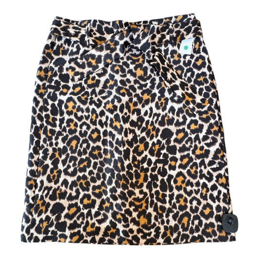Skirt Midi By J. Crew In Animal Print, Size:10