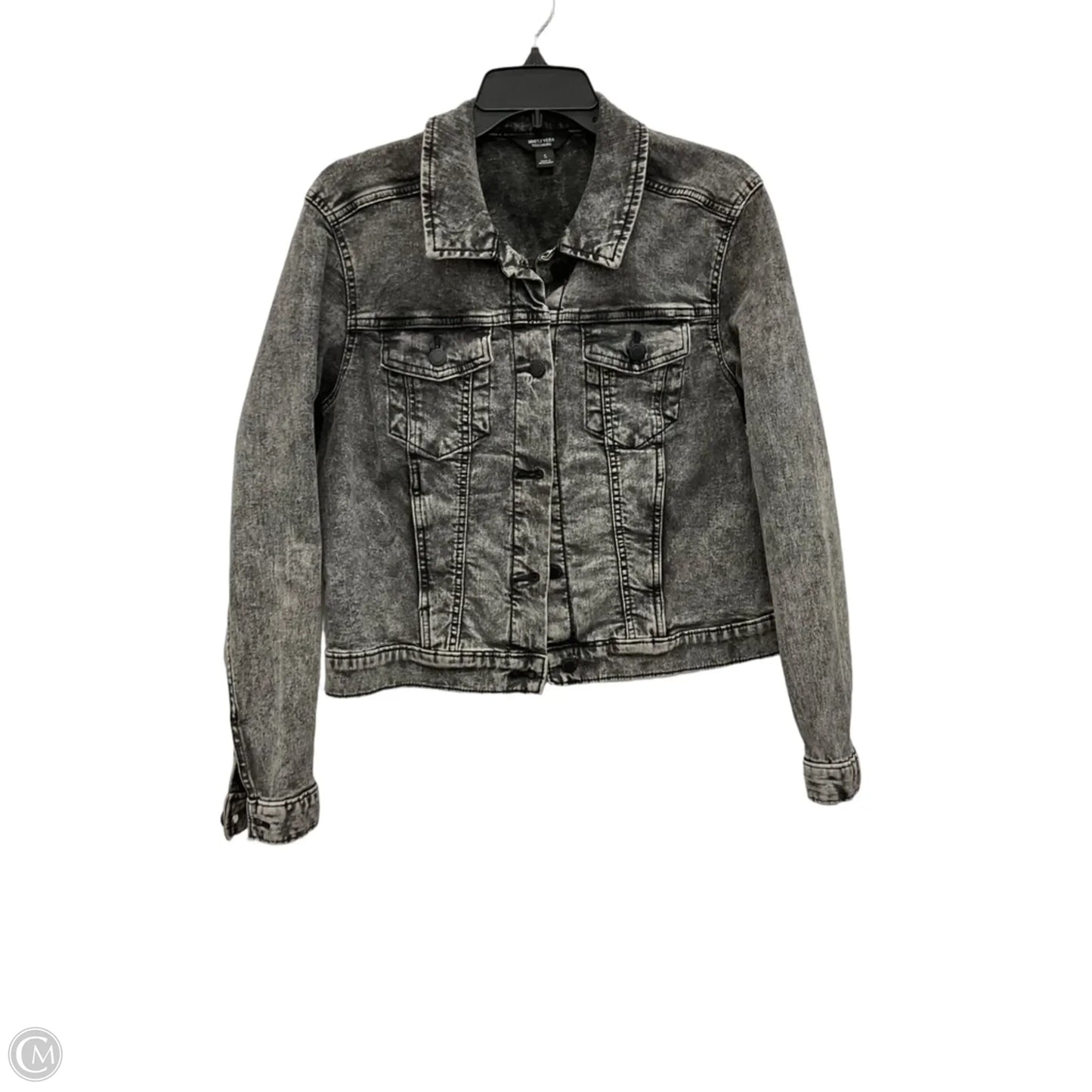 Jacket Denim By Simply Vera In Black, Size: S