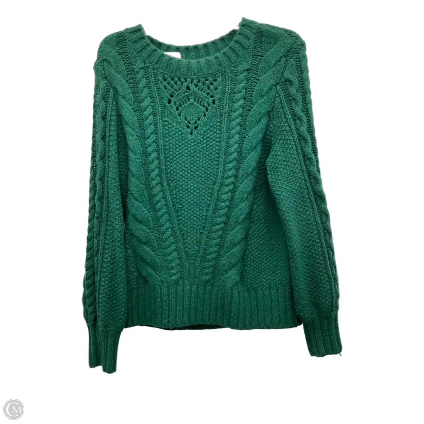 Sweater By Talbots In Green, Size: M