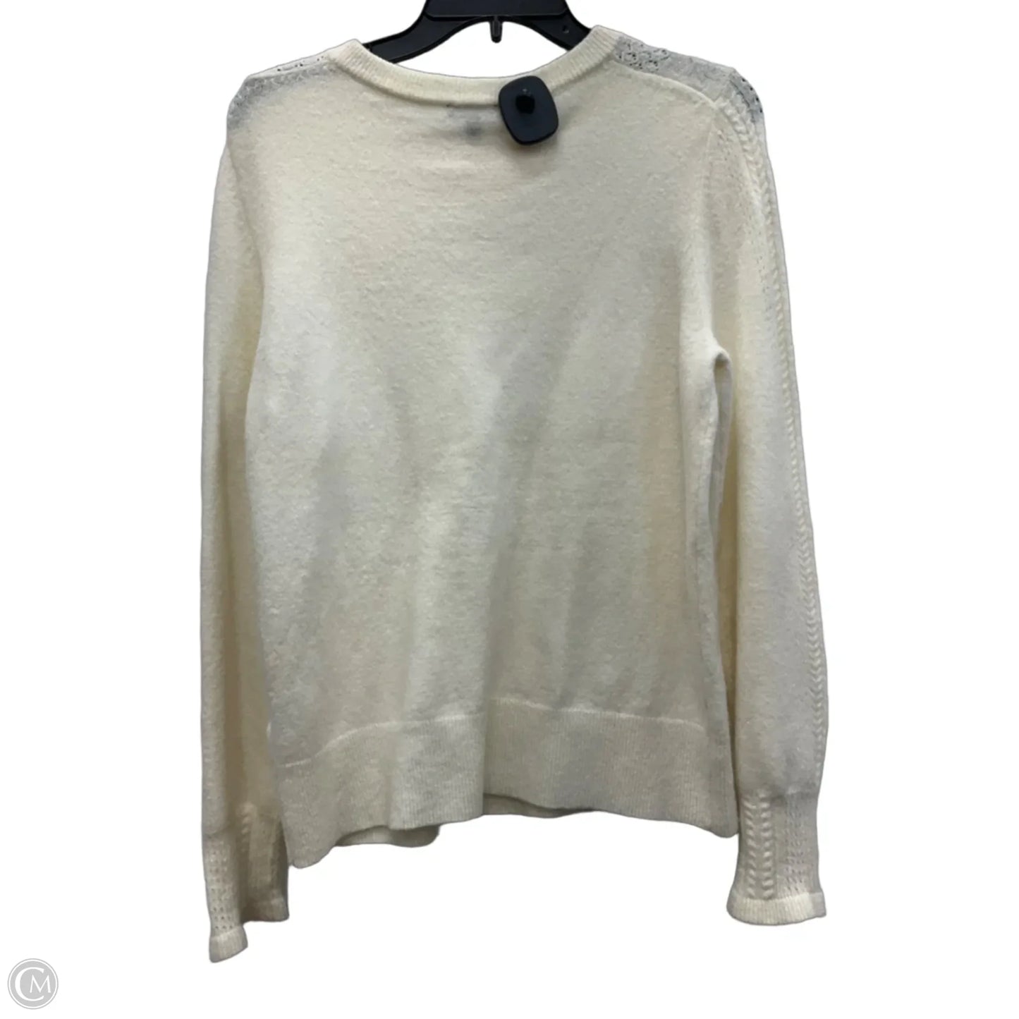 Sweater By Talbots In Cream, Size: M